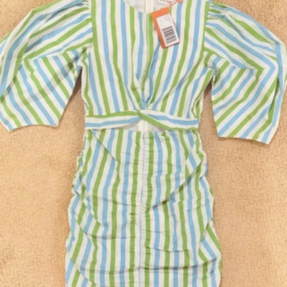 NWT RHODE Isla Lime Diamond Stitch, size 2